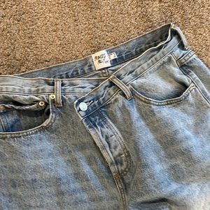 Princess Polly Holly Asymmetric Jeans